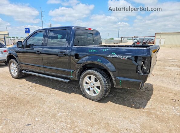1FTEW1EP0LFB52460 2020 FORD F150 Black უკანა მარცხენა