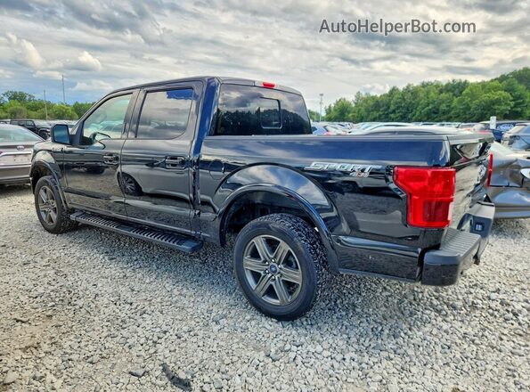 1FTEW1EP0LFB58808 2020 FORD F150 Black უკანა მარცხენა