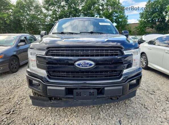 1FTEW1EP0LFB58808 2020 FORD F150 Black წინა ხედი