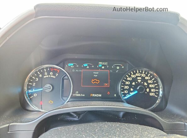 1FTEW1EP0LFB58808 2020 FORD F150 Black ხელსაწყოთა პანელის ხედი