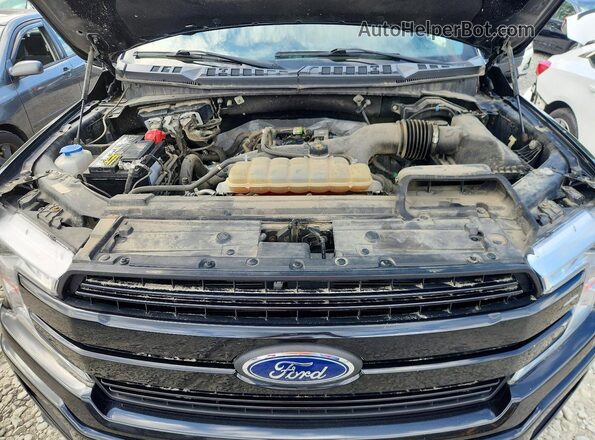 1FTEW1EP0LFB58808 2020 FORD F150 Black უკანა სალონის ხედი