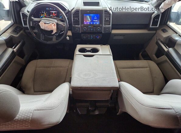 1FTEW1EP0LKE05624 2020 FORD F150 White Вид панелі приладів