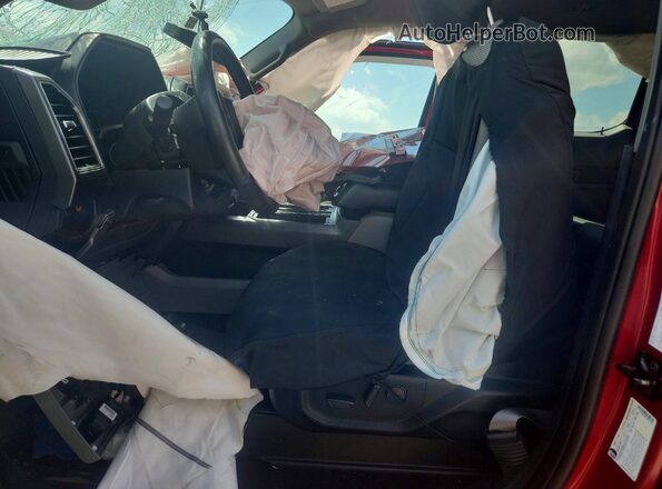 1FTEW1EP0LKF13970 2020 FORD F150 Red Front interior view
