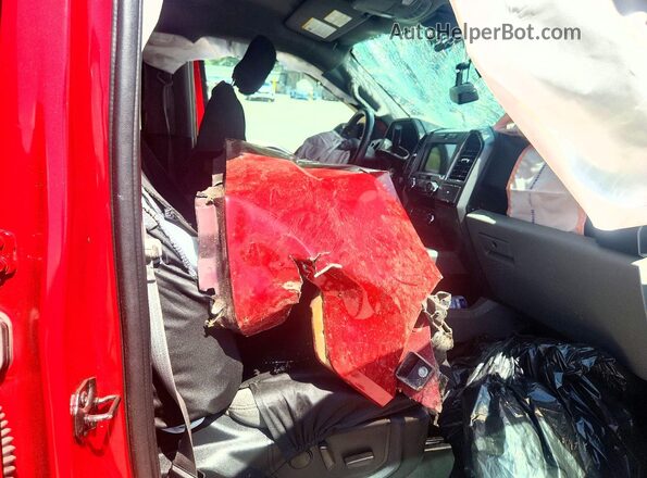 1FTEW1EP0LKF13970 2020 FORD F150 Red Engine compartment view
