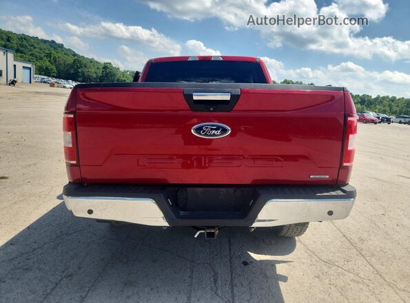 1FTEW1EP0LKF13970 2020 FORD F150 Red Rear view