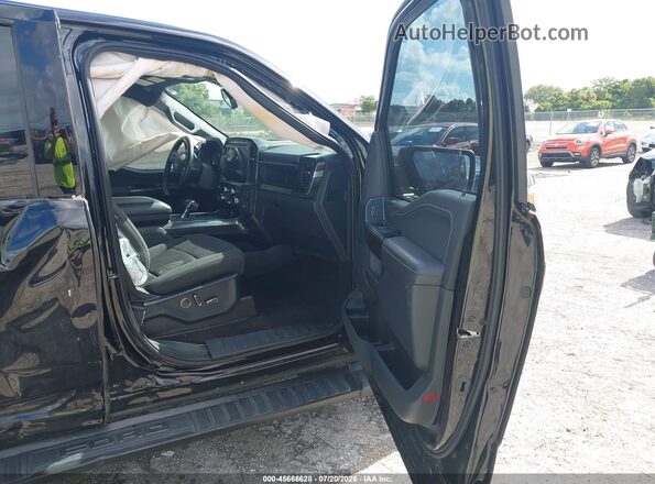 1FTEW1EP0MFB14406 2021 FORD F150 Черный Вид салона спереди