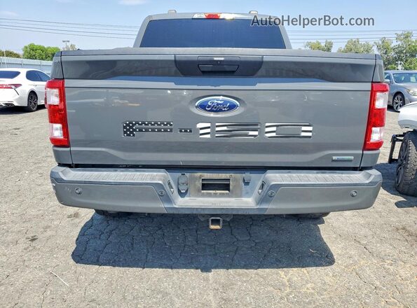 1FTEW1EP0MFB62679 2021 FORD F150 Серый Вид сзади