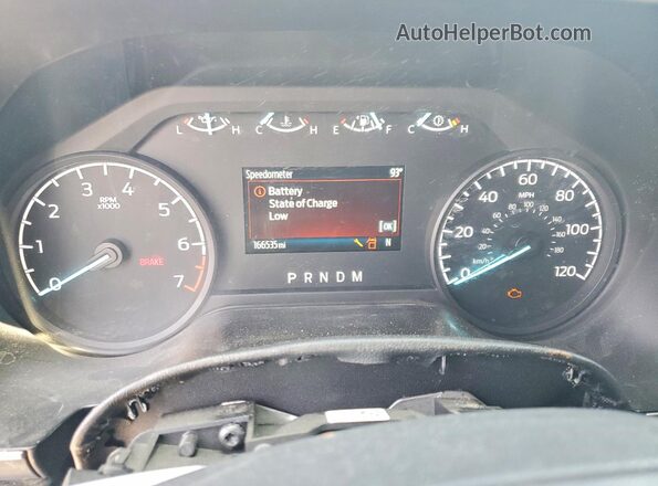 1FTEW1EP0MFB62679 2021 FORD F150 Серый Вид щитка приборов