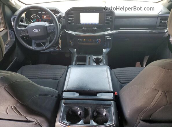 1FTEW1EP0MFB62679 2021 FORD F150 Серый Вид панели приборов