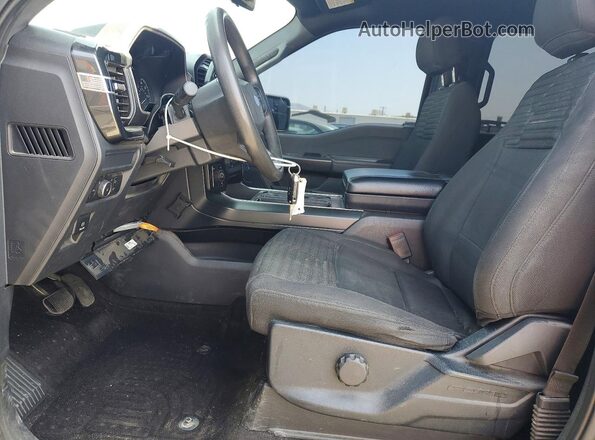 1FTEW1EP0MFB62679 2021 FORD F150 Серый Вид салона спереди