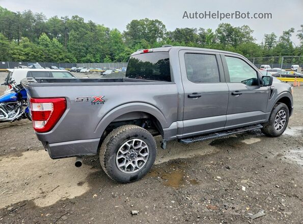 1FTEW1EP0MKE52203 2021 FORD F150 Gray Tył prawy
