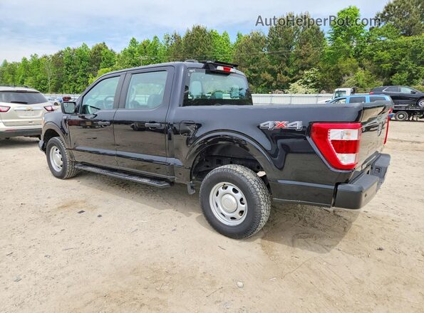 1FTEW1EP0NKD52085 2022 FORD F150 Black Rear left