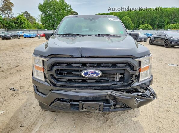 1FTEW1EP0NKD52085 2022 FORD F150 Black Front view