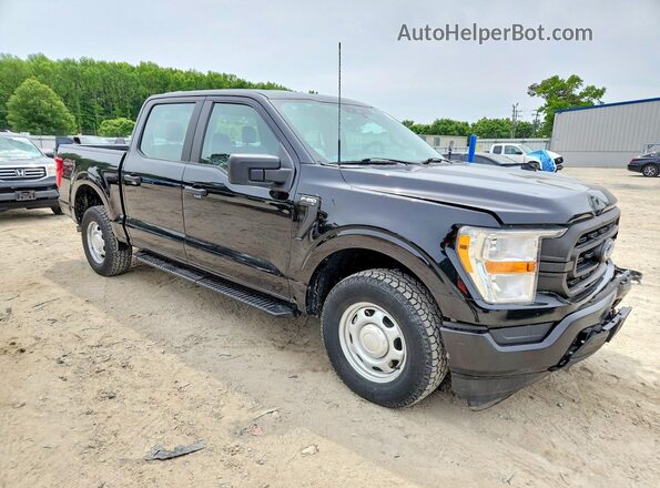 1FTEW1EP0NKD52085 2022 FORD F150 Black Front right