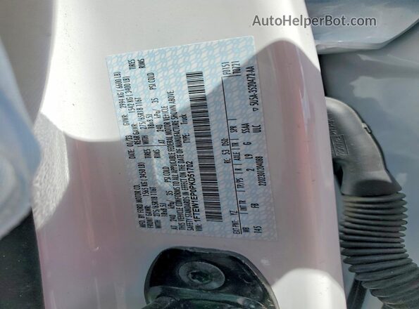 1FTEW1EP0PKD51702 2023 FORD F150 White Widok komory silnika