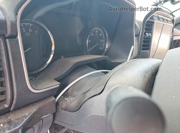 1FTEW1EP0PKD51702 2023 FORD F150 White Widok zestawu wskaźników