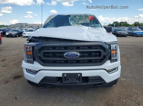 1FTEW1EP0PKD51702 2023 FORD F150 White Widok z przodu