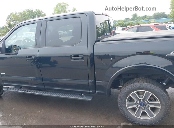 1FTEW1EP1GFB95789 2016 FORD F150 Black სალონის 360-გრადუსიანი ხედი