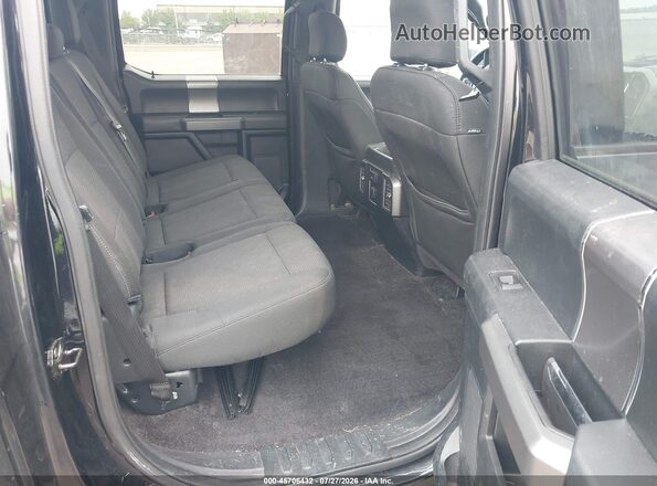 1FTEW1EP1GFB95789 2016 FORD F150 Black VIN კოდის სტიკერის ხედი