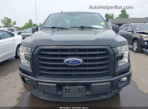 1FTEW1EP1GFB95789 2016 FORD F150 Black ხელსაწყოთა პანელის ხედი