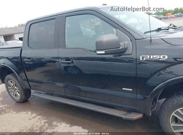 1FTEW1EP1GFB95789 2016 FORD F150 Black უკანა სალონის ხედი