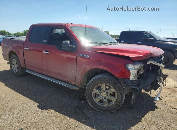 1FTEW1EP1HFB51177 2017 FORD F150 Maroon Front right