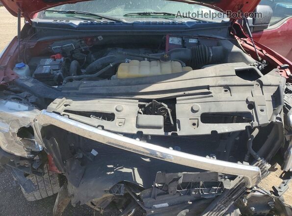 1FTEW1EP1HFB51177 2017 FORD F150 Maroon Rear interior view
