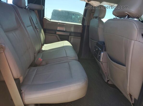 1FTEW1EP1HFB51177 2017 FORD F150 Maroon Rear seats view
