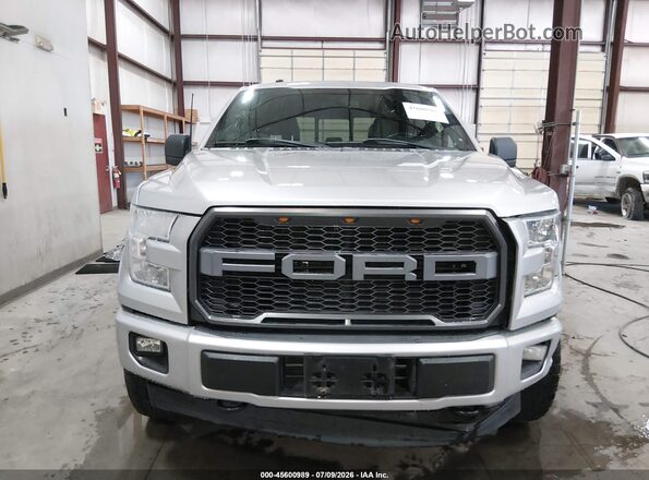 1FTEW1EP1HKC44580 2017 FORD F150 Silver Սարքավորումների վահանակի տեսք