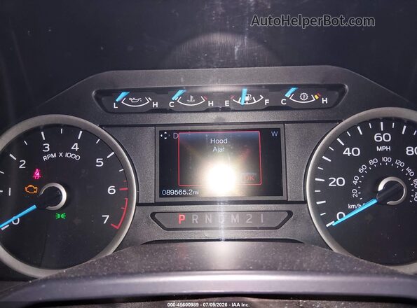 1FTEW1EP1HKC44580 2017 FORD F150 Silver Հետևի նստատեղերի տեսք