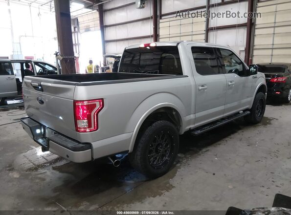 1FTEW1EP1HKC44580 2017 FORD F150 Silver Հետևի աջ
