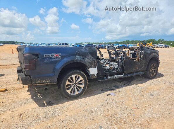 1FTEW1EP1JFB39357 2018 FORD F150 Gray Trasero derecho