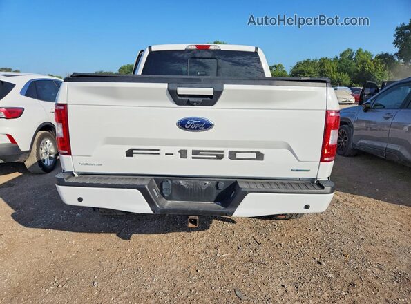 1FTEW1EP1JFB55817 2018 FORD F150 White Vista trasera