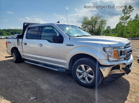1FTEW1EP1JFC17457 2018 FORD F150 Silver Delantero derecho