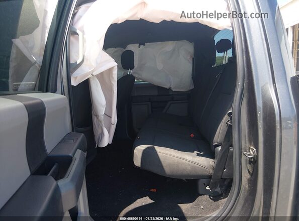 1FTEW1EP1JKF97830 2018 FORD F150 Gray Vista de la etiqueta del VIN