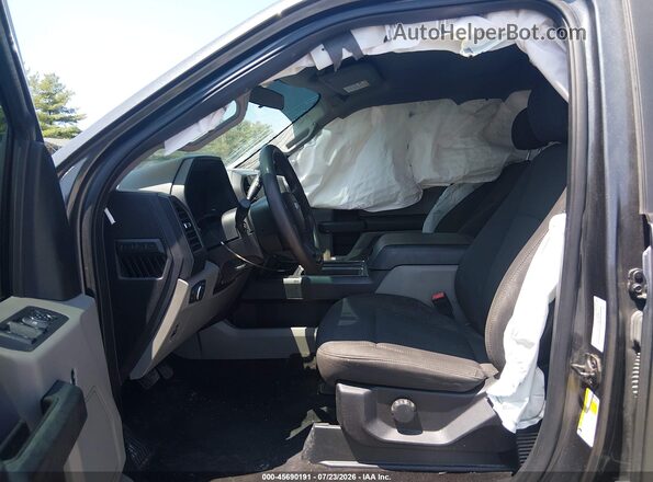 1FTEW1EP1JKF97830 2018 FORD F150 Gray Vista interior delantera