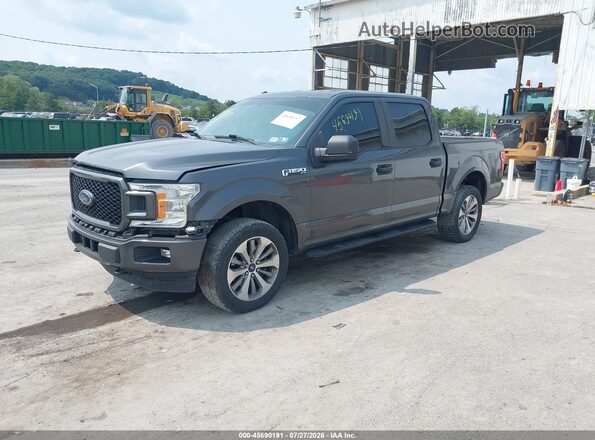 1FTEW1EP1JKF97830 2018 FORD F150 Gray Vista tres cuartos delantera izquierda