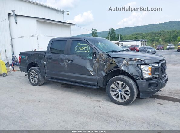 1FTEW1EP1JKF97830 2018 FORD F150 Gray Vista frontal