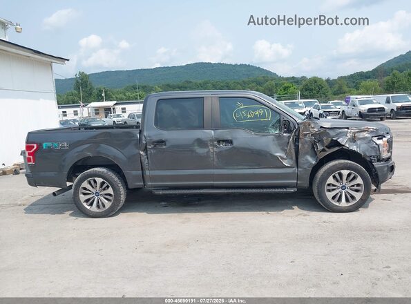1FTEW1EP1JKF97830 2018 FORD F150 Gray Vista interior trasera