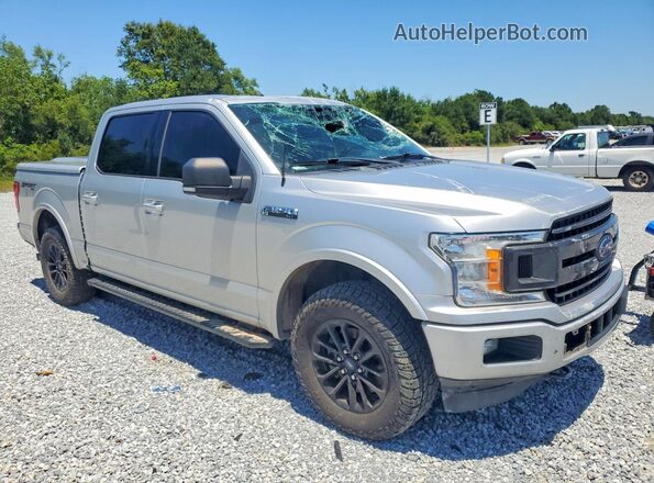 1FTEW1EP1KFB15299 2019 FORD F150 Silver Front right