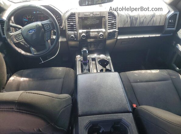 1FTEW1EP1KFB15299 2019 FORD F150 Silver Dashboard view