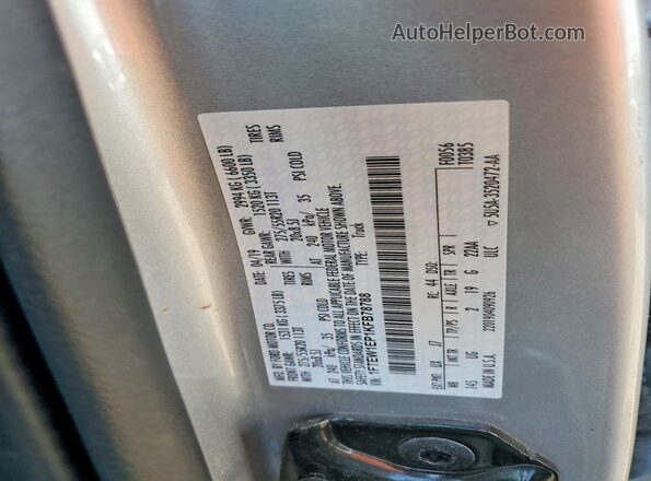 1FTEW1EP1KFB78788 2019 FORD F150 Серебряный Вид подкапотного пространства