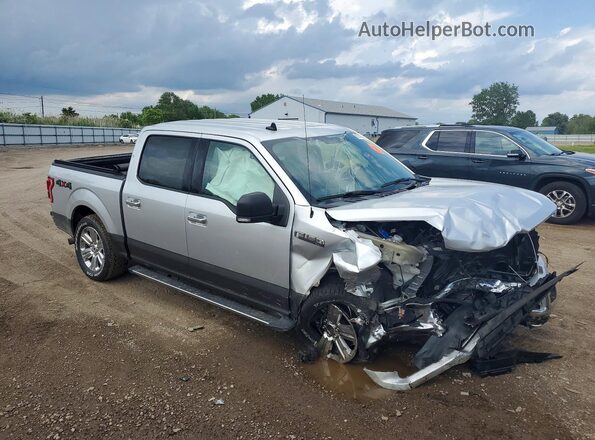 1FTEW1EP1KFB78788 2019 FORD F150 Серебряный Передняя правая четверть