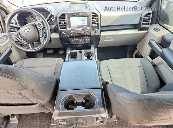 1FTEW1EP1KFD50799 2019 FORD F150 Blue Вид панелі приладів
