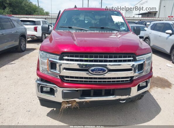 1FTEW1EP1KKD24646 2019 FORD F150 Красный Вид щитка приборов