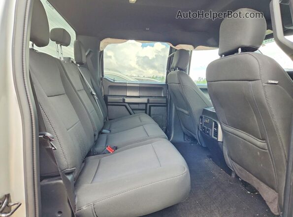 1FTEW1EP1KKD85737 2019 FORD F150 Silver უკანა სავარძლების ხედი