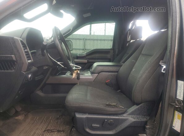 1FTEW1EP1LFA55039 2020 FORD F150 Gray წინა სალონის ხედი