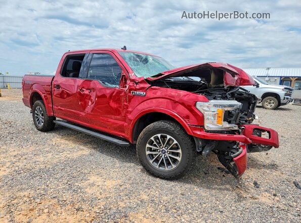 1FTEW1EP1LKF54804 2020 FORD F150 Red Передня права чверть