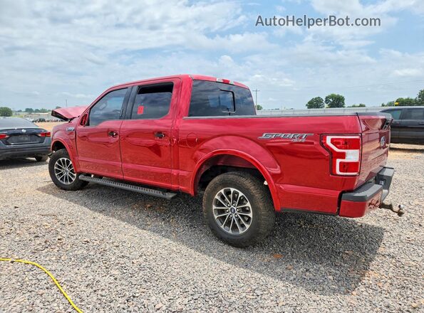 1FTEW1EP1LKF54804 2020 FORD F150 Red Задня ліва чверть