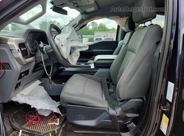 1FTEW1EP1MFA55611 2021 FORD F150 Blue Widok wnętrza z przodu